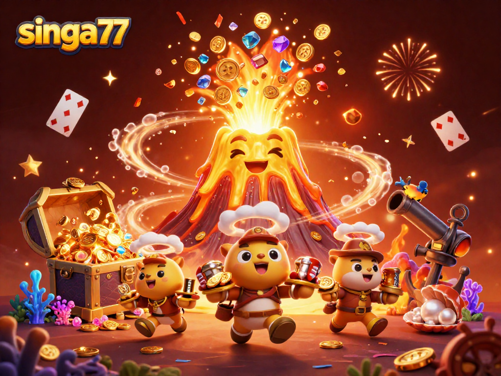 singa77 showcases exciting treasure hunting at a vibrant online casino explosion of fun.