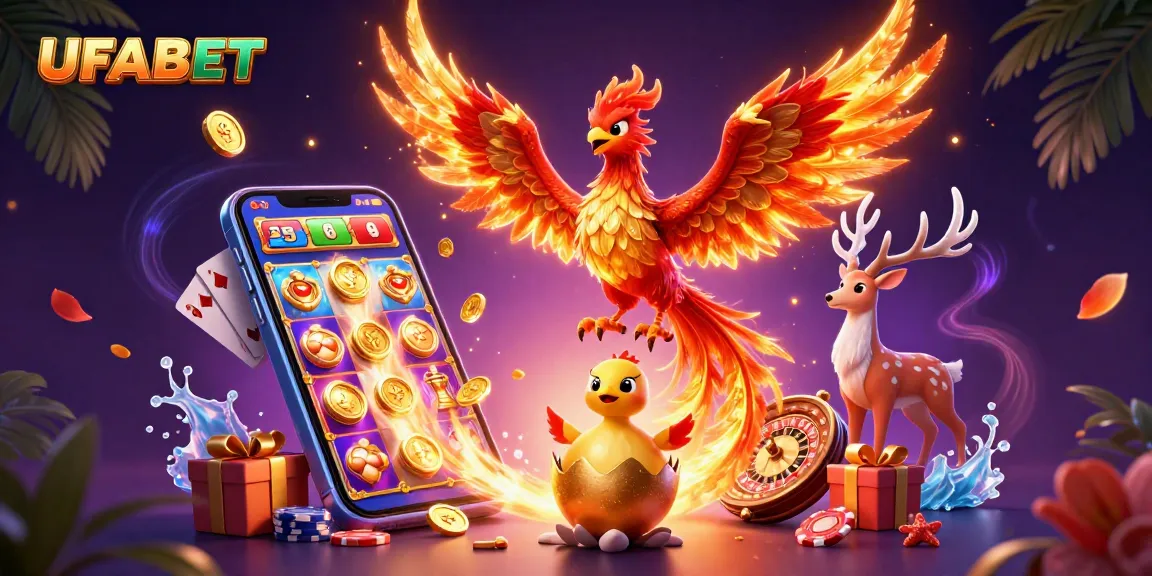 Win big at UFABET with exciting slots and immersive gaming experiences featuring vibrant illustrations.